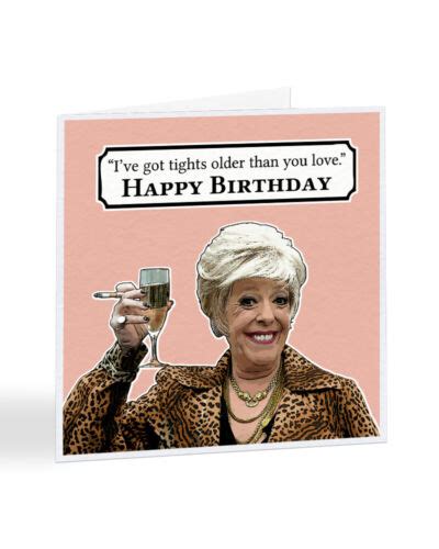 Funny Bet Lynch Coronation Street Funny Birthday Card Mum Sister Friend
