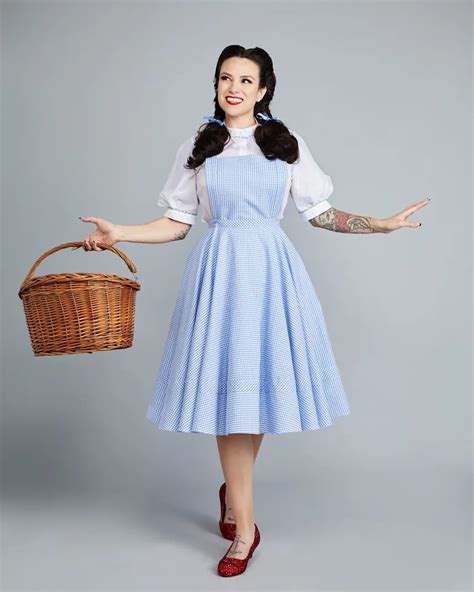 Dorothy From Wizard Of Oz Halloween Costume Charm Patterns Circle Skirt Pattern Dorothy