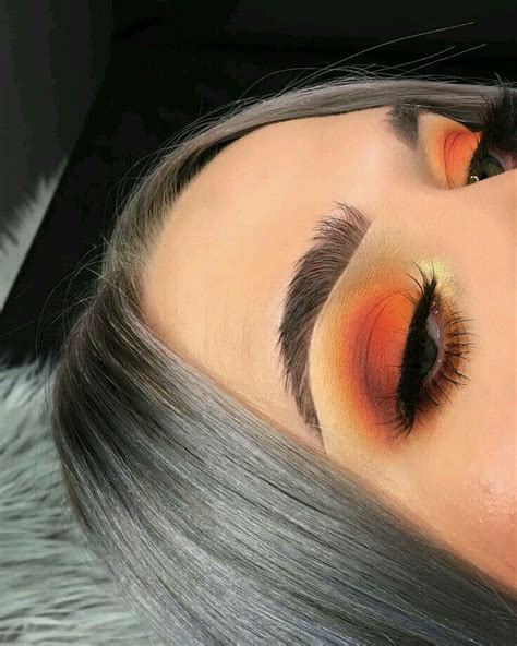 Orange Makeup Bright Makeup Bright Makeup Orange Makeup Makeup Looks