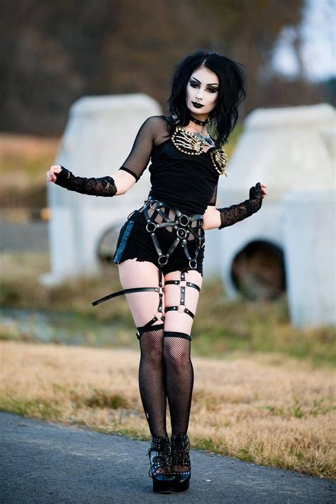 Theblackmetalbarbie Emofashion Goth Model Gothic Fashion Women