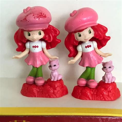 Strawberry Shortcake Figure Figurine Cake Topper Mcdonalds 35 Lot Of
