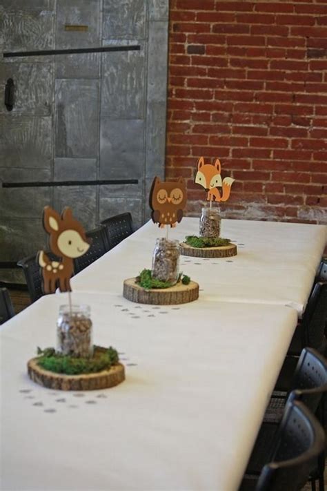 Baby Shower Ideas For Boys Themes Woodland Animals Forest Friends 39