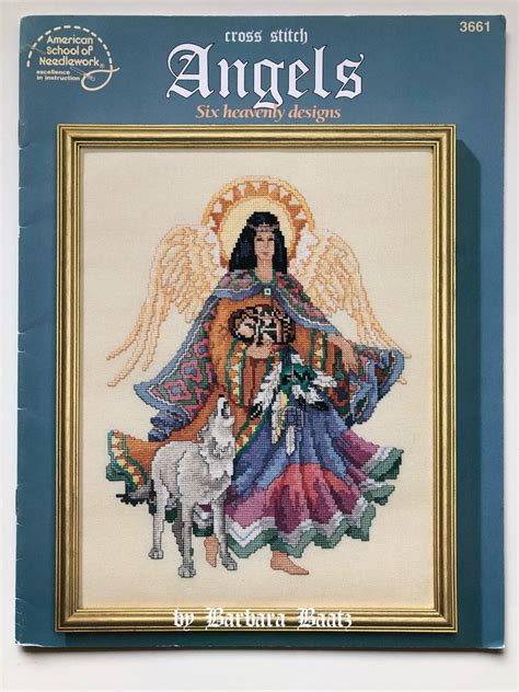 Angels Heavenly Heaven Counted Cross Stitch Pattern Etsy
