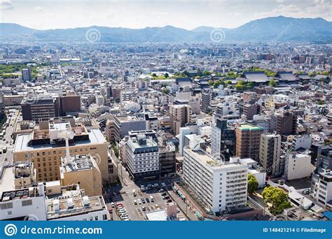 Aerial View Over Kyoto Japan Stock Photo Image Of Destination Scenic