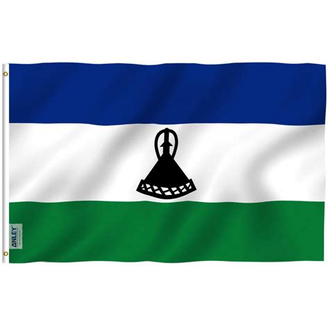 Fly Breeze 3x5 Foot Lesotho Flag Anley Flags