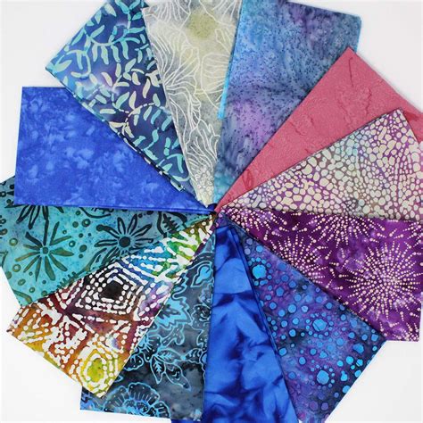 12 Fat Quarters Batik Bundle 2 Overdale Fabrics