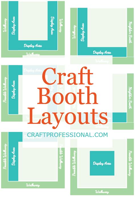 10x10 Craft Booth Layout Ideas