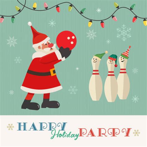 Christmas Bowling Illustrations Royalty Free Vector Graphics And Clip