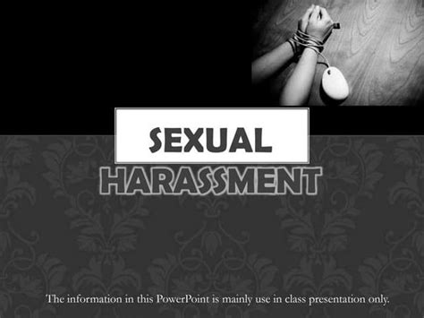 Sexual Harassment At Workplace Meaning Types And Effects