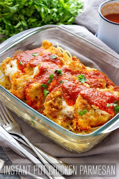 Turn an instant pot® (see cook's note) to the high saute setting and add the oil. Instant Pot Chicken Parmesan - Pressure Cooker Chicken ...