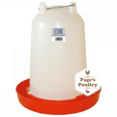 10ltr Eton Poultry Drinker Red Pages Poultry Burton On Trent