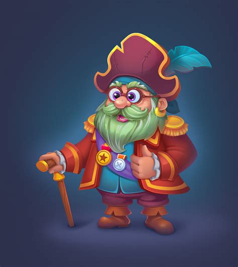 Pirate Treasures Character Design Behance