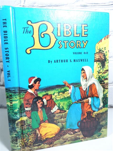 Vintage Childrens Book The Bible Story Volume One