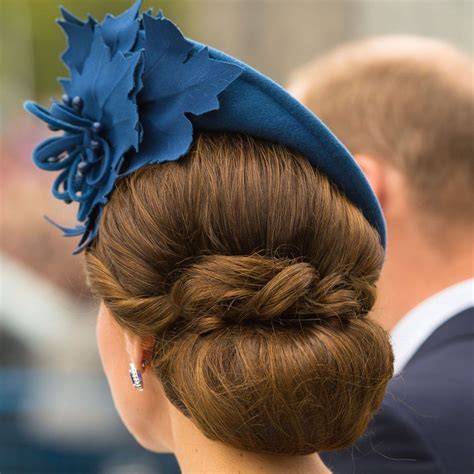 Le chignon de soirée de Kate Middleton Princesa Kate Hat Hairstyles