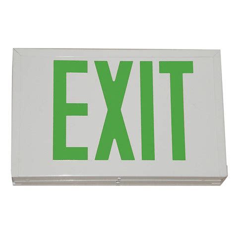 BRADY 56908 Exit Sign,Green | eBay