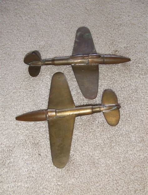 Trio Of Ww2 Trench Art Planes Collectors Weekly