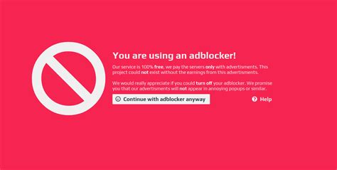 You Are Using An Adblocker Aternos