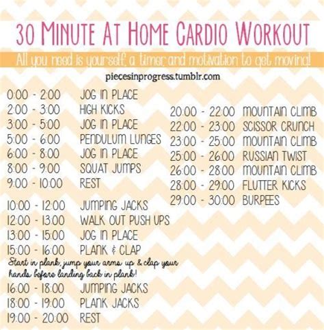 Athome Pieces In Progress Living Fit Healthy And Happy Cardio