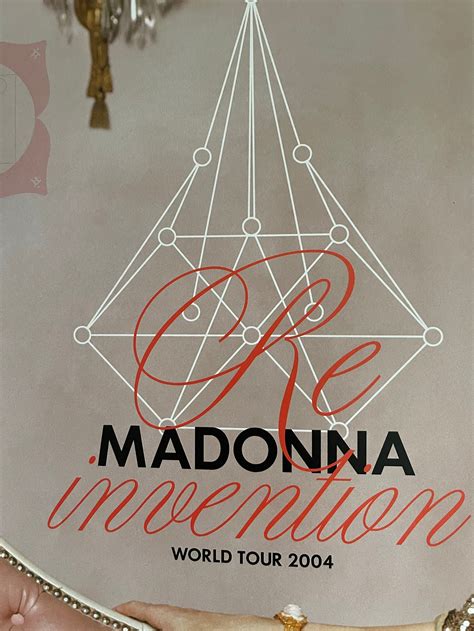 Madonna Official Reinvention World Tour Poster Etsy
