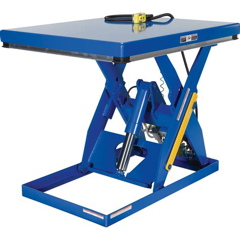 Vestil Scissor Lift Table — Rotary Airhydraulic 48inl X 40inw