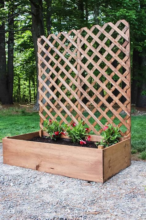 How To Build A Raised Planter Bed With Trellis Cottage On Bunker Hill