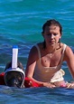 Millie Bobby Brown in White Swimsuit 2018 -04 – GotCeleb