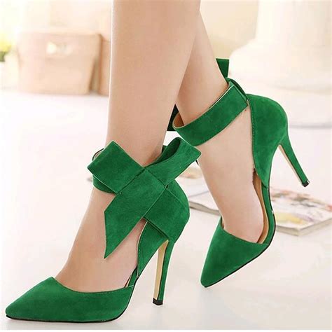 buy women sexy big bow tie pumps butterfly pointed toes stilettos thin high heels wedding party