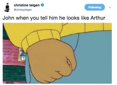 Christine Tiegen Arthur S Fist Know Your Meme