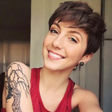 A pixie cut is a short hairstyle generally short on the back and sides of the head and slightly longer on the top and very short bangs. 29+ Pixie Haircut Ideas, Designs | Hairstyles | Design ...