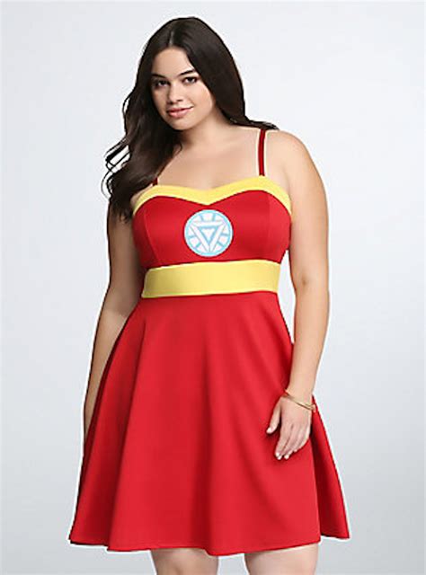 Torrid And Her Universe Release Marvel Avengers Dresses In Plus Size