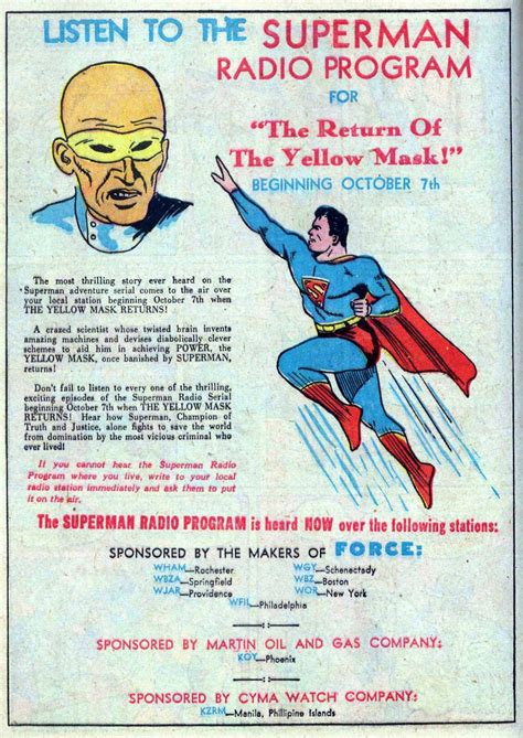 Superman Old Time Radio Radio Comic Book Covers