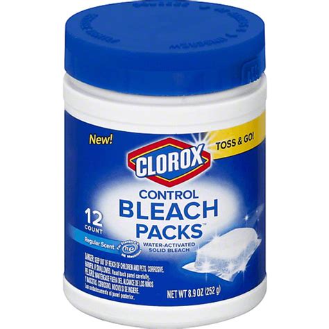 Clorox Control Bleach Packs Regular Scent Bleach Fishers Foods