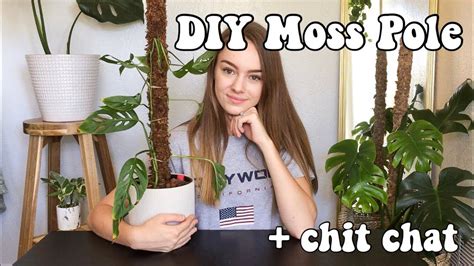 Especially the monstera does have a hand in growing loose. DIY Moss Pole - PASSIVE HYDROPONICS - YouTube