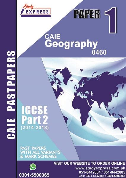 Geography 0460 P1 Past Paper Part 22014 2020 Studyexpress