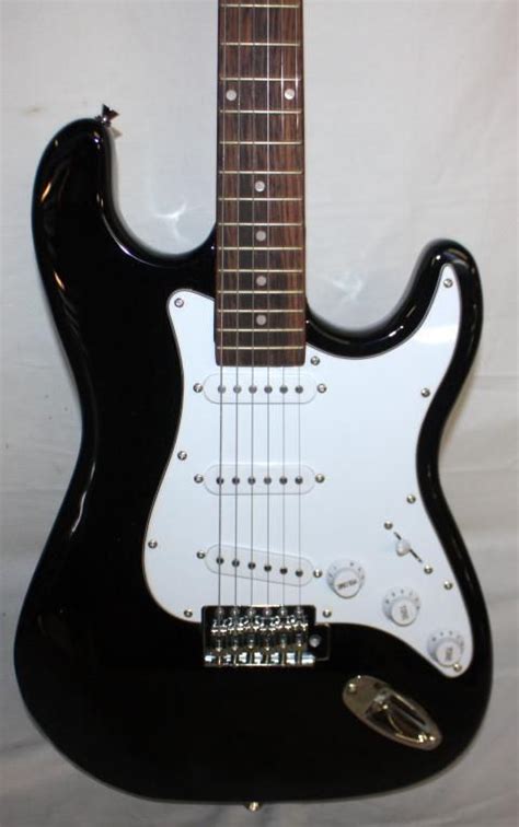 Black And White Electric Guitar