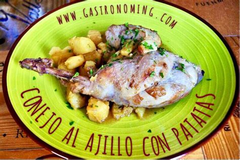 Un clásico de la cocina española. Conejo al ajillo con patatas | Cocina