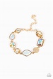 Paparazzi "Jewelry Box Bauble" Gold Bracelet