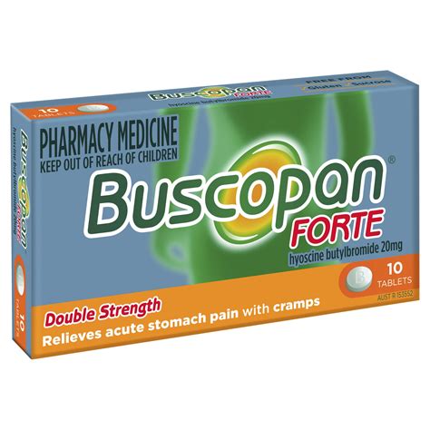 Buscopan Stomach Pain Relief Tablets Forte Mg Pack Of EMedical