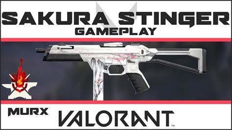 Sakura Stinger Valorant Skin Gameplay Skins Showcase Youtube