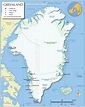 Political Map of Greenland - Nations Online Project