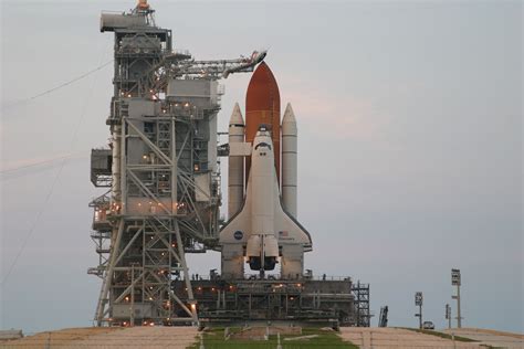 Esa Space Shuttle Discovery Stands Ready On Launch Pad 39b