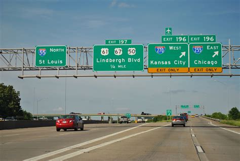 Interstate 55 North St Louis City And County Aaroads Missouri