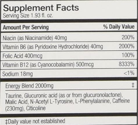 5 Hour Energy Extra Strength Berry Liquid Dietary Supplement 193 Fl