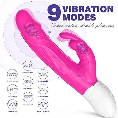 Realistic Rabbit Vibrator With Bunny Ears For G Spot Clitoris Stimulation Waterproof