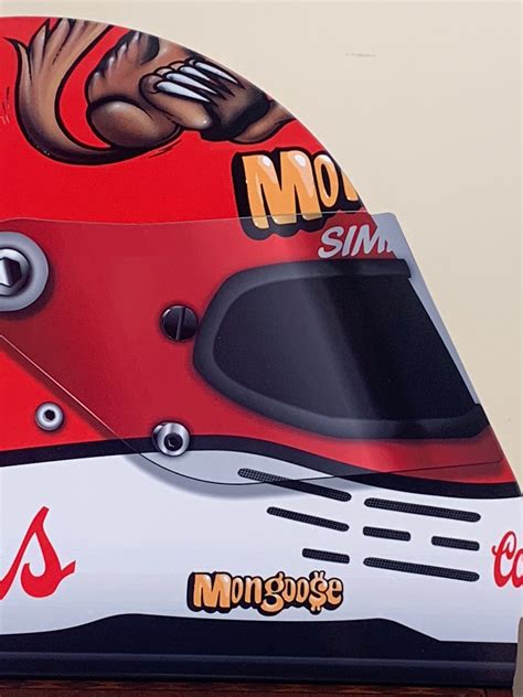 Drag Racing Legend Tom Mcewen The Moongoose Inspired 3d Helmet Etsy