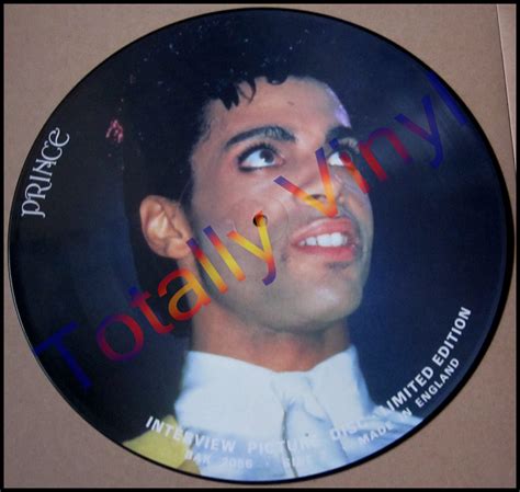 totally vinyl records prince interview 12 inch picture disc