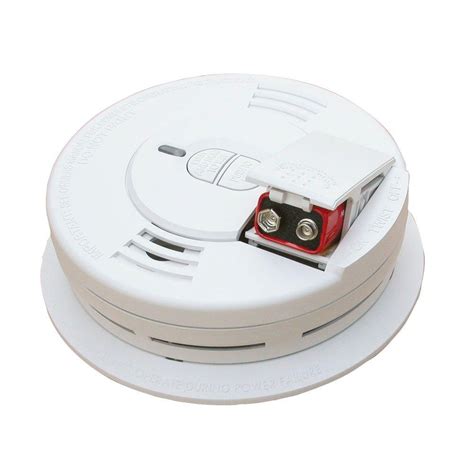 Code One Battery Operated Smoke Detector With Front Load Battery Door