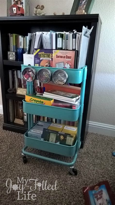 25 Ideas For Homeschool Organization In A Small Space