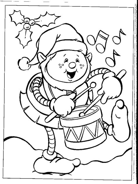 This coloring sheet features a jolly santa carrying a big bag full of gifts and presents for the little kids on the christmas eve. December coloring pages to download and print for free