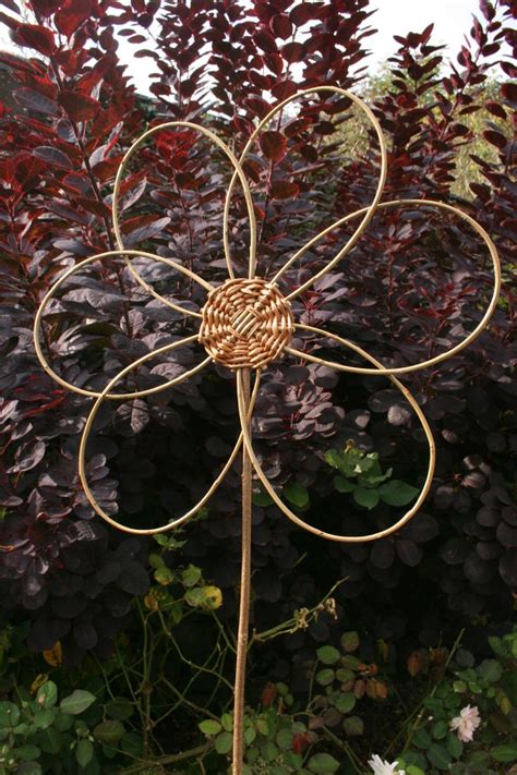 Woven Willow Flower Project Included In Book Willow Craft 10 Simple Projects Willow Flower